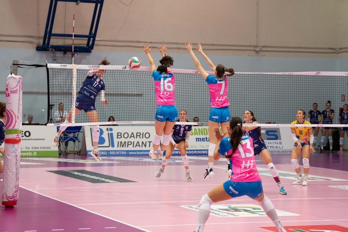 Un momento del match (foto sito Legavolleyfemminile)