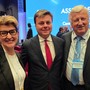 Nella foto, da sinistra: Giuliana Cirio (direttore generale Confindustria Cuneo), Marco Gay (presidente Unione industriali Torino) e Mariano Costamagna (presidente Confindustria Cuneo).