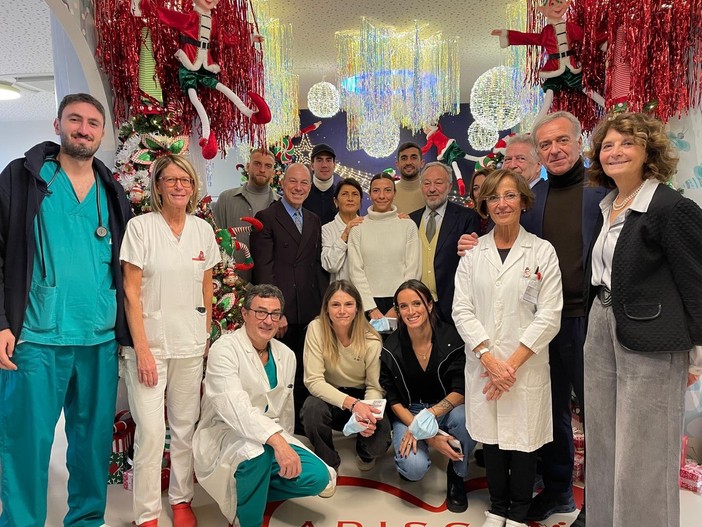 I giocatori della Juventus in visita ai pazienti di Ugi e dell'Ospedale Infantile &quot;Regina Margherita&quot; di Torino