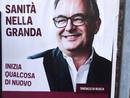 In diverse località della Granda i manifesti elettorali che certificano la scelta di campo del sindaco di Busca ed esponente di Azione