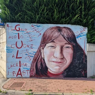 Giulia Cecchettin nel murales di Giovanni Botta