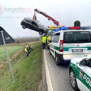 Alcuni scatti dall'incidente verificatosi ieri mattina lungo la Sp7