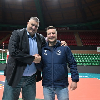 Lubo Ganev con il presidente Gabriele Costamagna