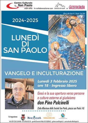 Per i Lunedì di San Paolo ad Alba c'è Don Giuseppe Pulcinelli