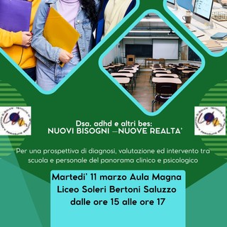 Incontro “Nuovi bisogni, nuove realtà” al Liceo Soleri Bertoni di Saluzzo