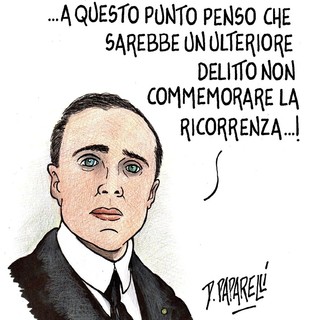 Cento anni fa l'assassinio di Giacomo Matteotti: la vignetta di Danilo Paparelli