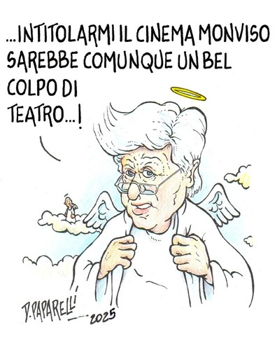 Cuneo indecisa su cosa intitolare a Nello Streri: la vignetta di Paparelli