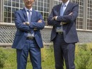 Giovanni Claudio Olivero e Marco Carelli, presidente e direttore generale di Banca di Cherasco