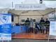 Il questore Grassi in visita allo stand della Polizia Stradale