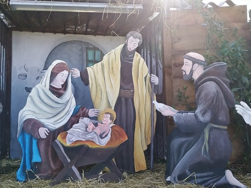 Una rappresentazione del Presepe di frazione Lucchi