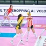 Sara Panetoni, libero della Honda Olivero Cuneo, in azione nel match contro Perugia (foto di Danilo Ninotto)