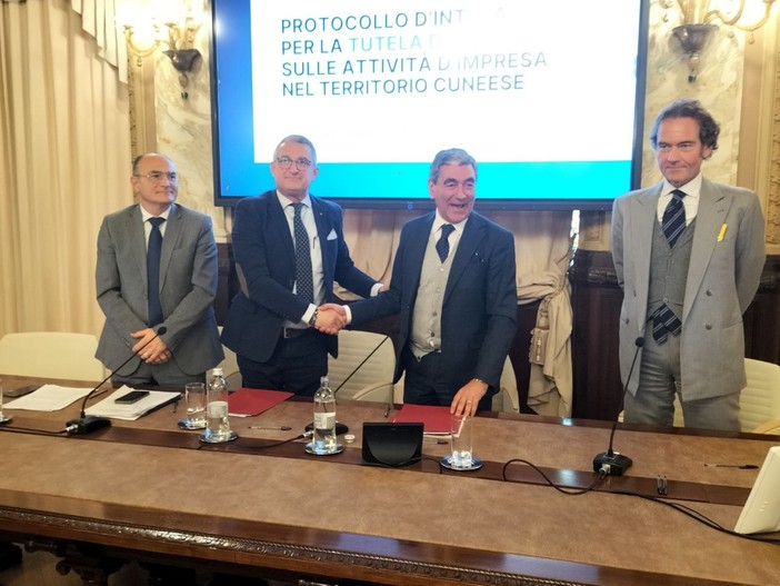 Da sinistra: Grassi, Crosetto, Savastano e Pastore