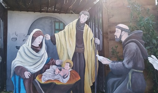 Una rappresentazione del Presepe di frazione Lucchi