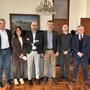 Coi dirigenti: il presidente della Provincia Luca Robaldo