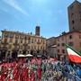 Una manifestazione contro il caporalato