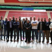 I soci di Cuneo Volley al palazzetto dello sport (Foto: Margherita Leone)