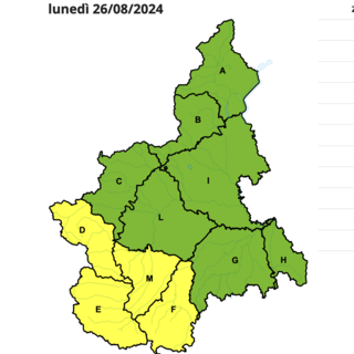 Allerta gialla anche per la giornata di domani, dalla pianura alle valli cuneesi e saluzzesi