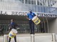 Una manifestazione di protesta del sindacato degli infermieri Nursing Up