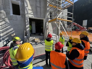 Il sopralluogo al tunnel di Tenda