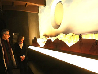 Inaugurato nel 2010: il WineMuseum di Barolo (nella foto visitato dall'attore John Turturro)