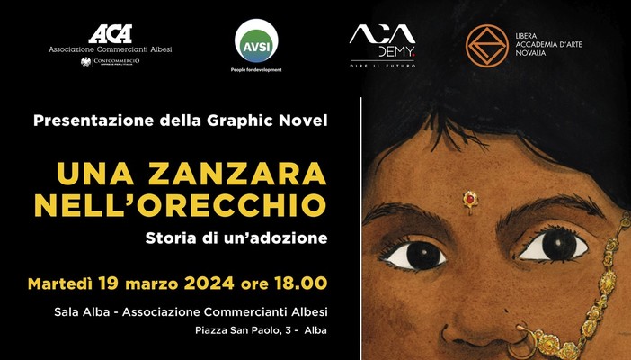 Ad Alba la presentazione della graphic novel &quot;Una zanzara nell'orecchio&quot; di Andrea Ferraris