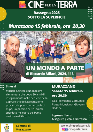 A Murazzano la proiezione della commedia &quot;Un mondo a parte&quot; per riflettere sull'importanza della scuola