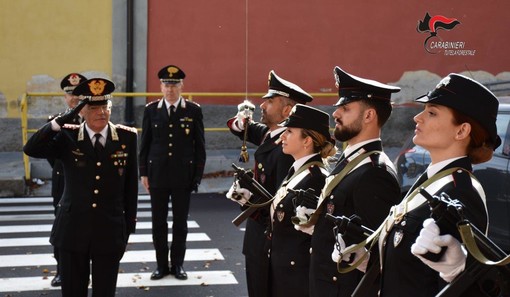 Cuneo: al comando carabinieri Forestale la visita del generale di corpo d'armata Andrea Rispoli