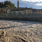 Il Tanaro a Ceva dopo l'alluvione nel 2020