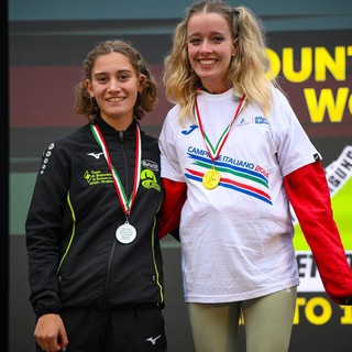 Aschieris e Chiavazza sul podio u23 (foto Damiano Benedetto . sito fidal piemonte)