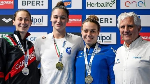 Nuoto: splendido argento di Anita Gastaldi agli assoluti invernali di Riccione