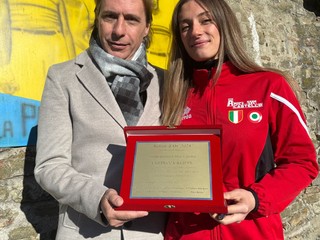 Rebecca Klippl con Enrico Chiesa