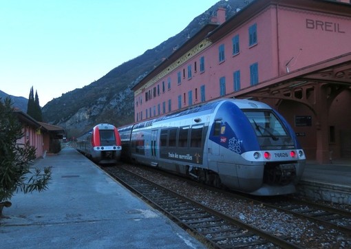 La stazione di Breil sur-Roya: da oggi per 15 mesi niente treni verso Nizza