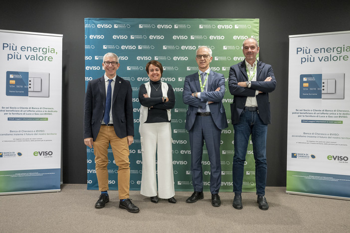 Più energia, più valore: partnership tra eVISO e Banca di Cherasco sotto il segno di valori comuni [VIDEO]