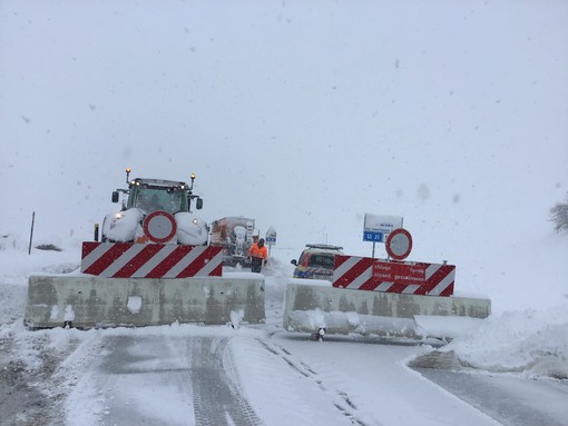 Chiuso causa neve il Colle della Maddalena