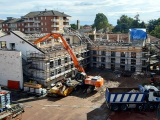 Cantiere al liceo Arimondi Eula a Savigliano