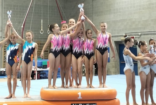 Cuneoginnastica: la squadra di artistica è prima nel campionato regionale Gold