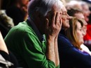 La disperazione di un tifoso per la brutta prestazione della squadra: il pubblico di Cuneo merita di più (Fotogallery di Mattia Benozzi)