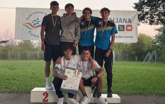 La canoa cuneese sugli scudi ai Campionati Italiani Ragazzi