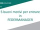 Sei un quadro o un dirigente industriale? Ecco 5 buoni motivi per iscriversi a FEDERMANAGER CUNEO