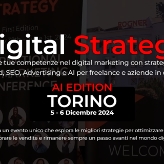 Wolf Agency presenta &quot;Digital Strategy&quot;: l’evento sul Digital Marketing arriva a Torino il 5-6 dicembre 2024