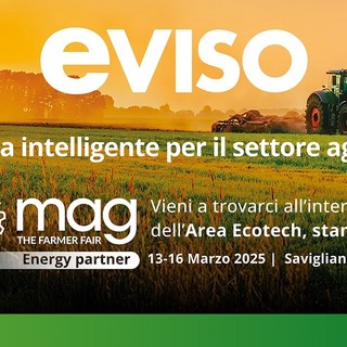 eVISO sarà energy partner al MAG 2025: tecnologia e risparmio al servizio dell’agricoltura