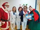 Una squadra di Elfi guidati da Babbo Natale in visita ai piccoli ospiti dell'ospedale di Verduno