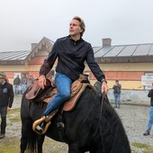 Emanuele Filiberto di Savoia saluta la Valle Gesso: &quot;Tornerò volentieri da concittadino&quot; [FOTO E VIDEO]