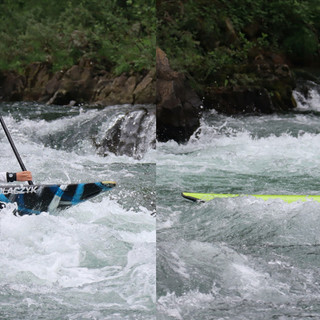 Ferrero e Fina del Granda Canoa Club al raduno della squadra nazionale junior