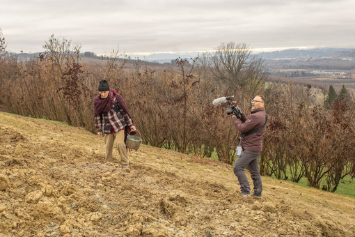 Un'immagine del cortometraggio di Francesco Amato che ha presentato la candidatura a capitale della cultura di Alba-Bra-Langhe-Roero (Foto di Letizia Carrara)