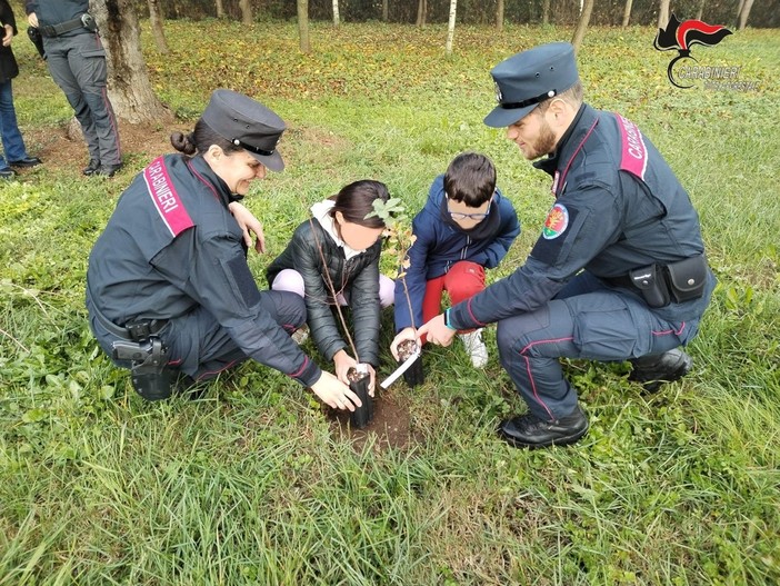 Giornata nazionale dell'albero, celebrata la festa coi Carabinieri Forestali