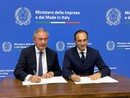 Il Ministro Urso e il Presidente del Piemonte Cirio firmano l'accordo