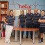 Helix invita lo staff medico del Cuneo Volley e brinda alla nuova stagione