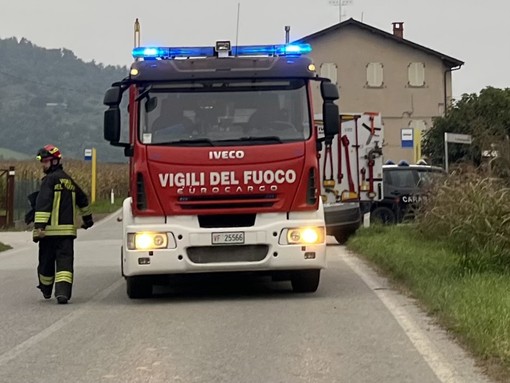 Scontro tra due autovetture sulla statale Dronero-Busca