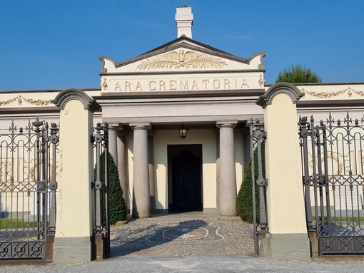 Il Tempio Crematorio nel cimitero urbano di Bra